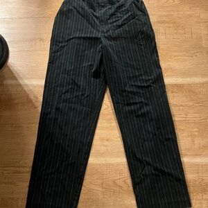 Monterey Bay Black Trousers Classic Straight-Leg